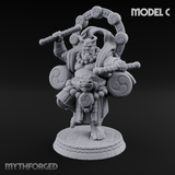 Turned Townsfolk Oni Fighters C Miniature for Dungeons and Dragons, Pathfinder or other TTRPGs