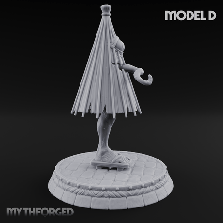 Turned Townsfolk Oni Fighters D Miniature for Dungeons and Dragons, Pathfinder or other TTRPGs