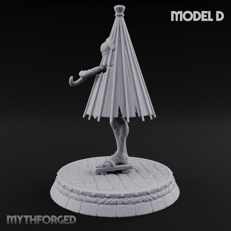 Turned Townsfolk Oni Fighters D Miniature for Dungeons and Dragons, Pathfinder or other TTRPGs