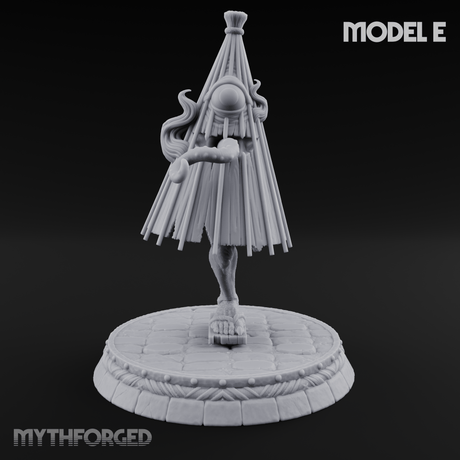 Turned Townsfolk Oni Fighters Miniature for Dungeons and Dragons, Pathfinder or other TTRPGs