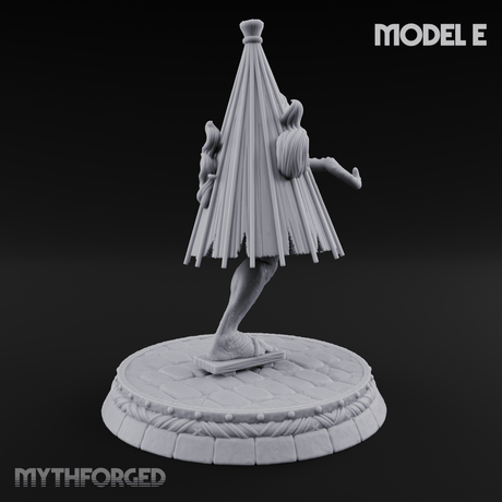 Turned Townsfolk Oni Fighters E Miniature for Dungeons and Dragons, Pathfinder or other TTRPGs