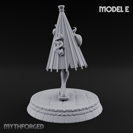 Turned Townsfolk Oni Fighters E Miniature for Dungeons and Dragons, Pathfinder or other TTRPGs