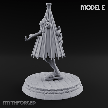 Turned Townsfolk Oni Fighters E Miniature for Dungeons and Dragons, Pathfinder or other TTRPGs