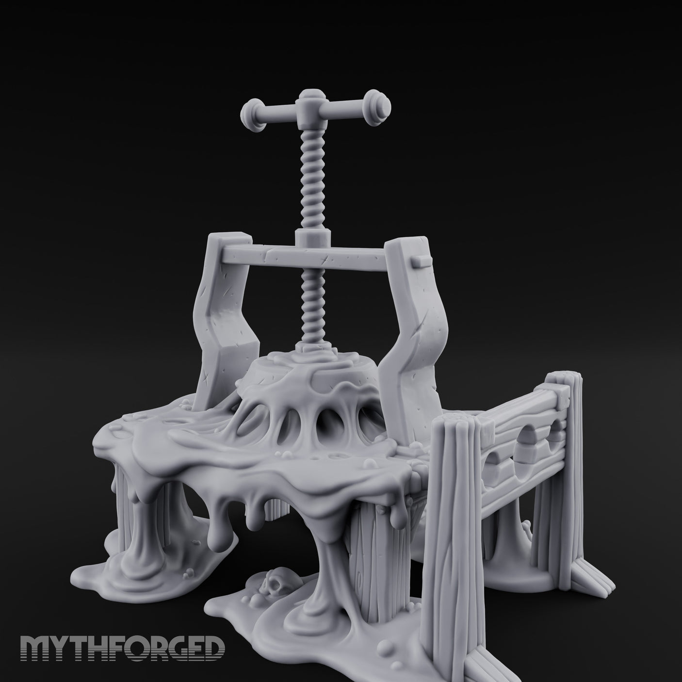 Ooze-Drenched Screw-Cranked Skull Crusher Press gallery 5