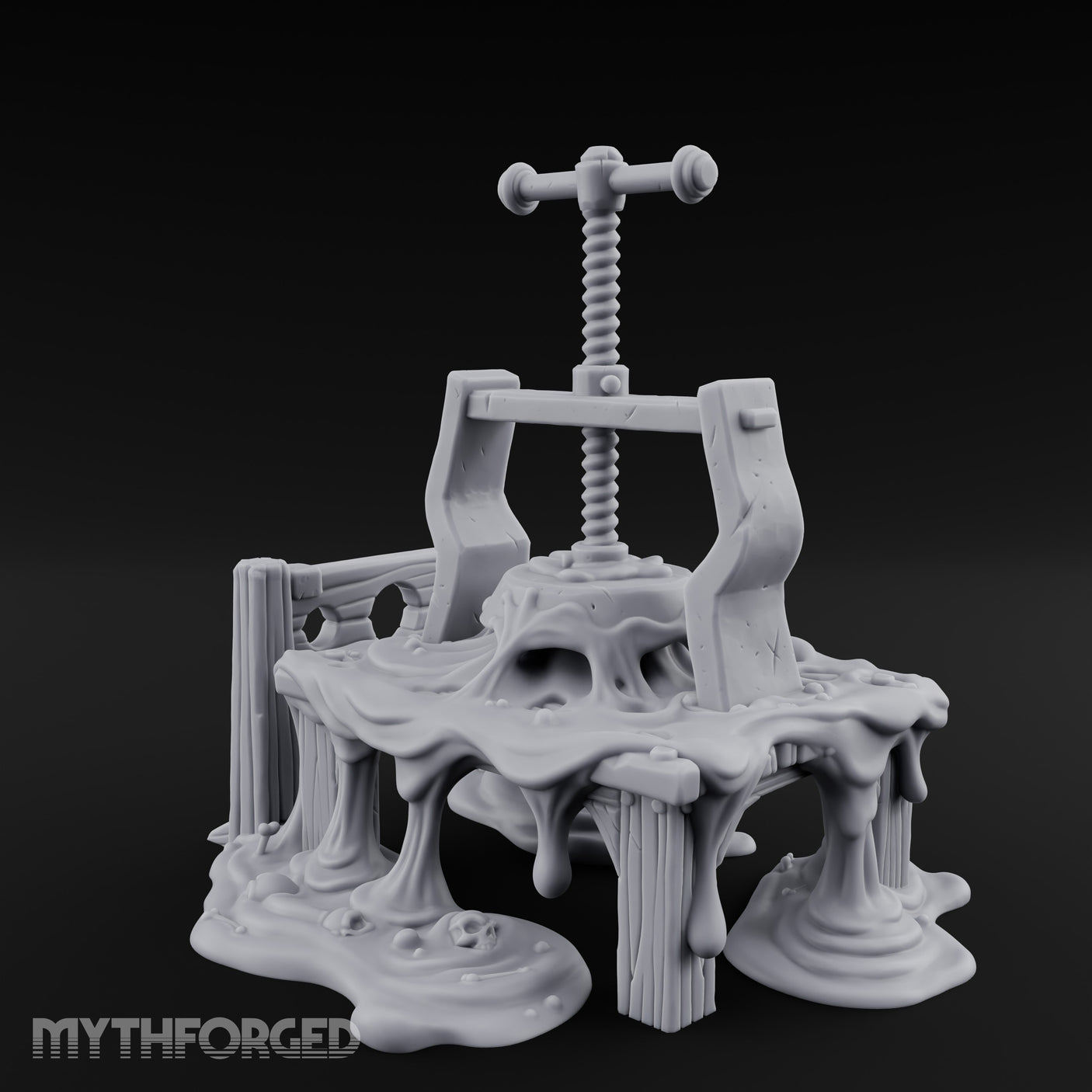 Ooze-Drenched Screw-Cranked Skull Crusher Press gallery 9