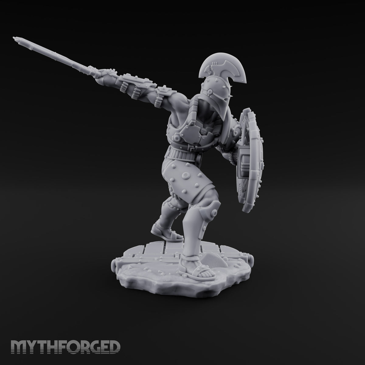 Bronze Wall, Rivet Heavy Human Hoplite Warriors — D