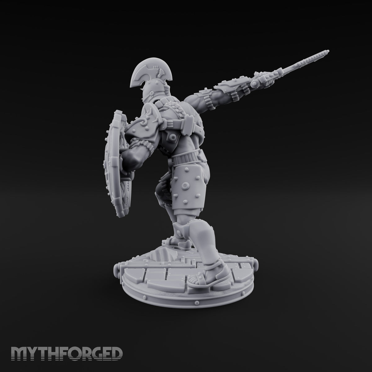Bronze Wall, Rivet Heavy Human Hoplite Warrior D