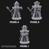 Orb Channelling Gnome Arcanists Miniature for Dungeons and Dragons, Pathfinder or other TTRPGs