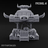 Carcass Hangs, Customers Gather Orc Butcher Market Terrain Set — A