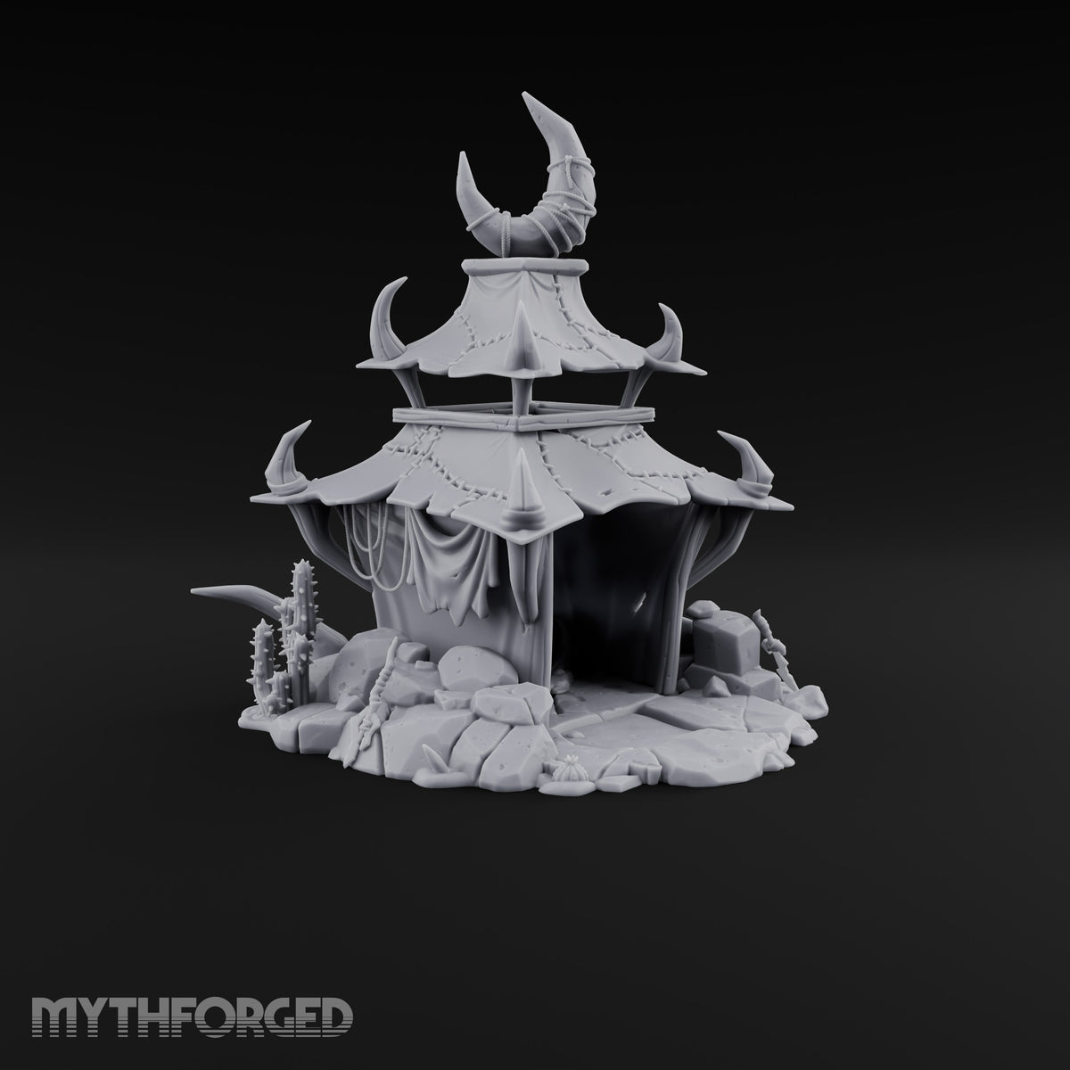 Under Crooked Eaves Orc Huts — A