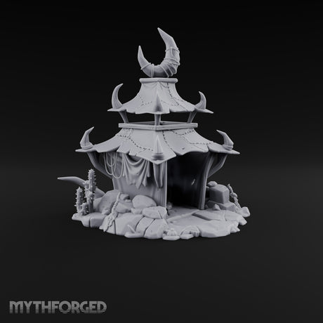 Under Crooked Eaves Orc Huts — A