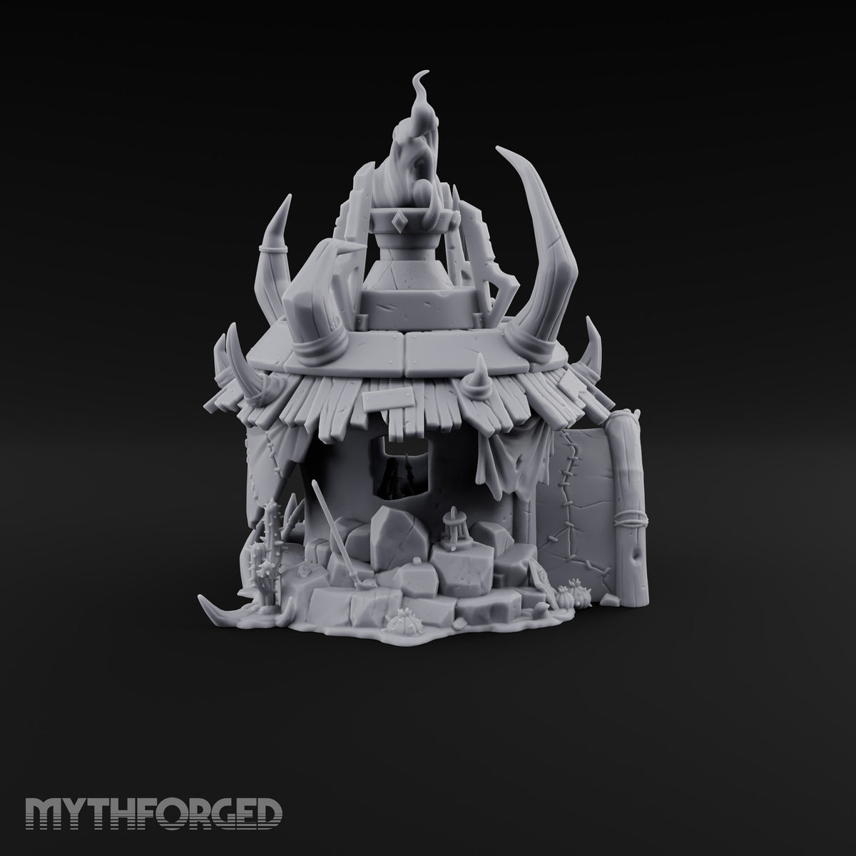 Under Crooked Eaves Orc Huts — B