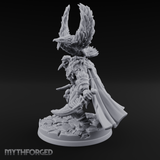 Raven Friend Hobgoblin Rogue Miniature for Dungeons and Dragons, Pathfinder or other TTRPGs