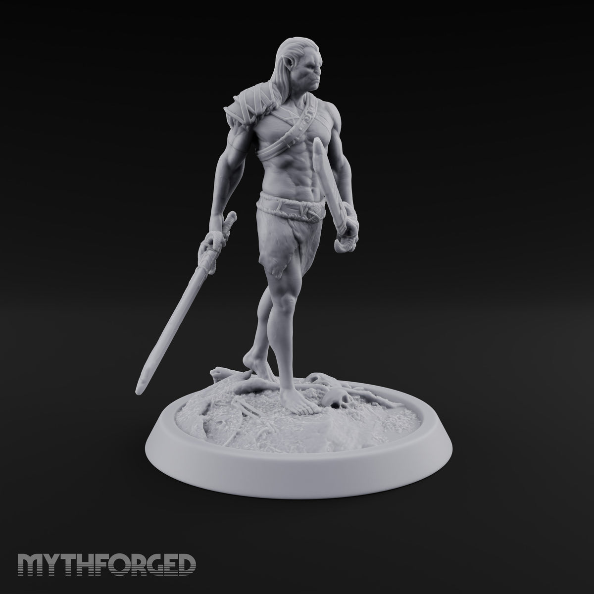 Knot Your Average Shield Orc Warrior — Broken Swords A