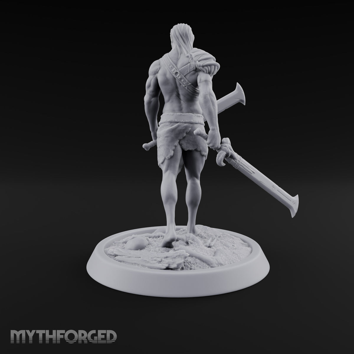 Knot Your Average Shield Orc Warrior — Dual Swords