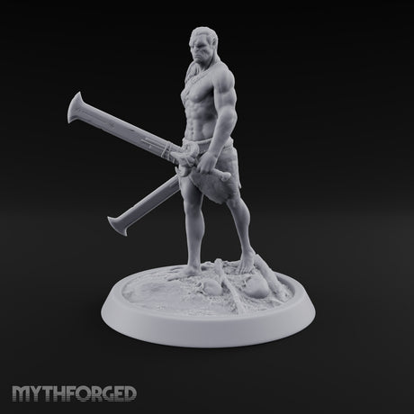 Knot Your Average Shield Orc Warrior — Dual Swords