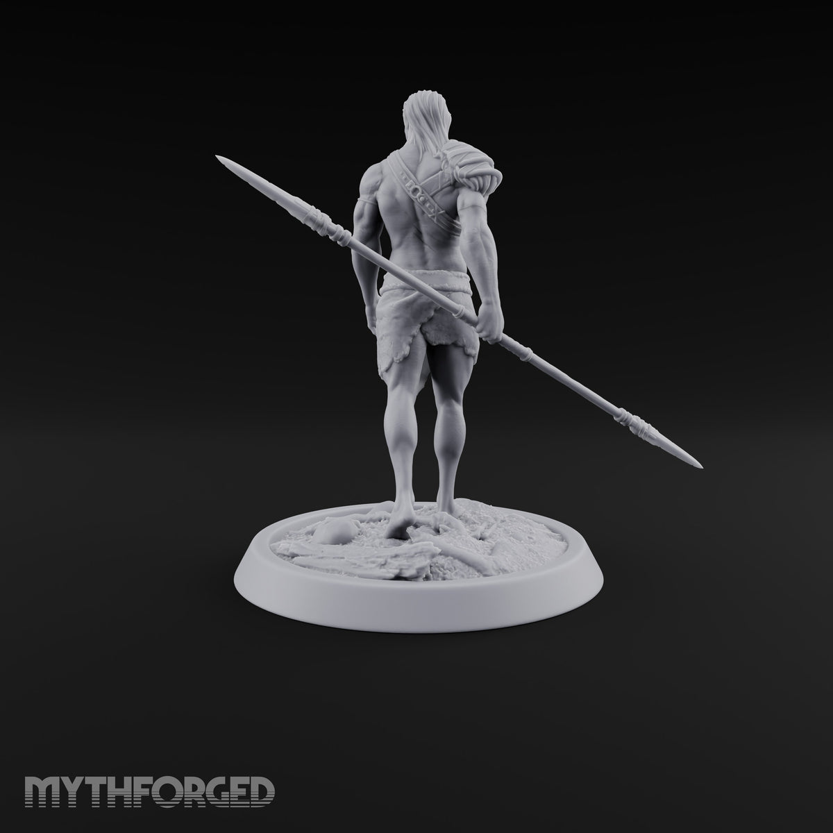 Knot Your Average Shield Orc Warrior — Spear