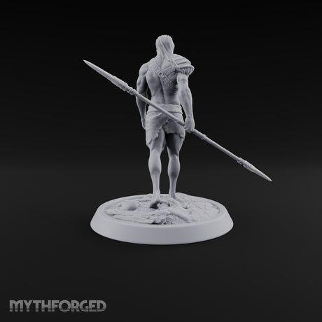 Knot Your Average Shield Orc Warrior — Spear