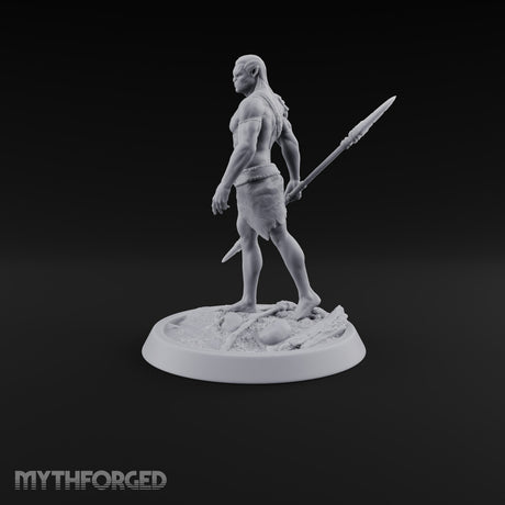 Knot Your Average Shield Orc Warrior — Spear