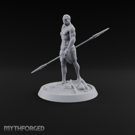 Knot Your Average Shield Orc Warrior — Spear