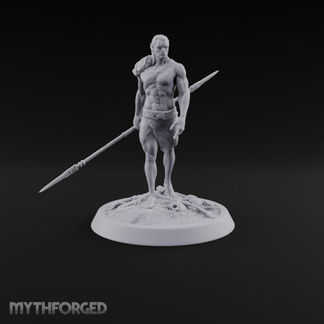 Knot Your Average Shield Orc Warrior — Spear