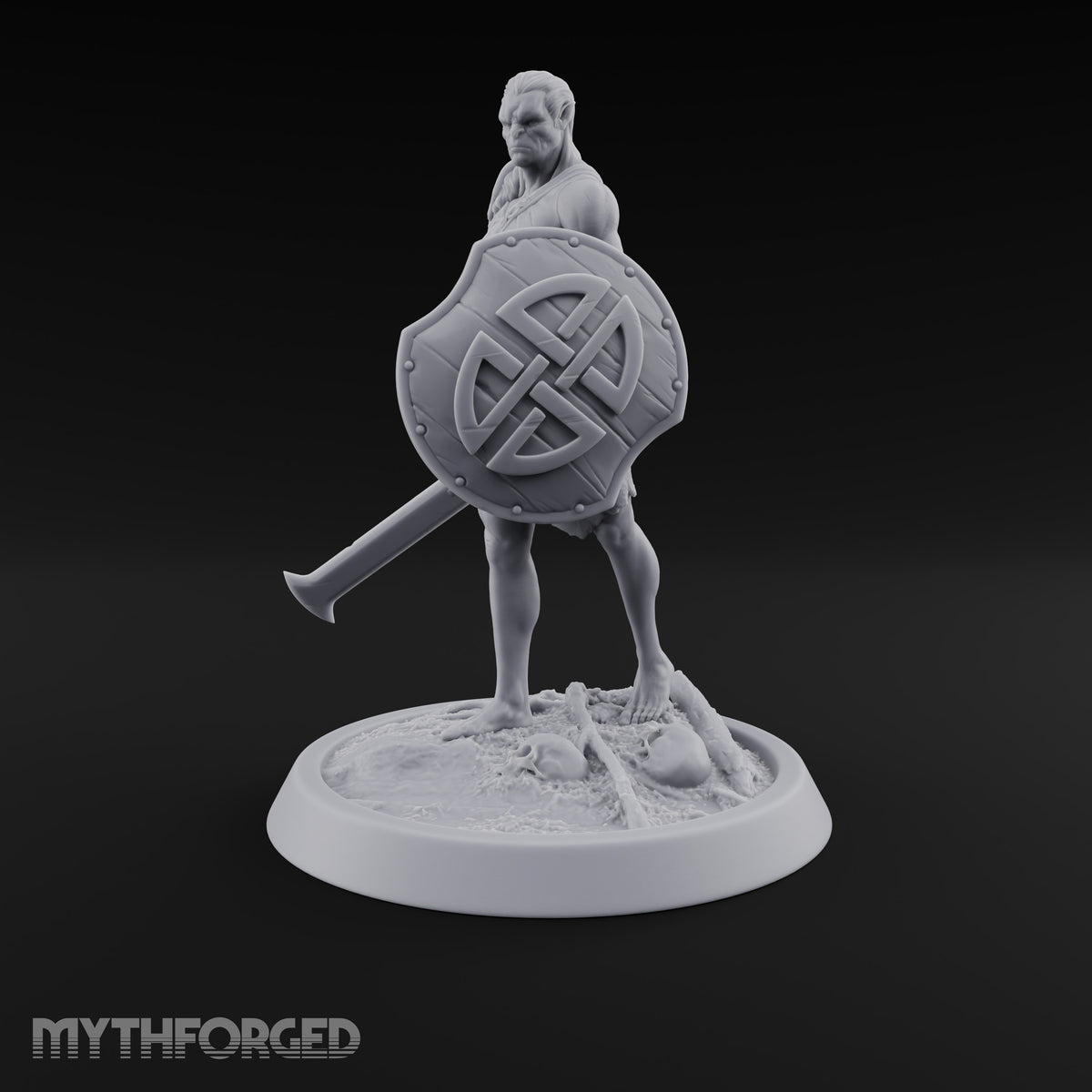 Knot Your Average Shield Orc Warrior — Sword & Shield