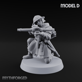 Shouldering The Load Human Crossbowwomen D Miniature for Dungeons and Dragons, Pathfinder or other TTRPGs
