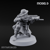 Shouldering The Load Human Crossbowwomen D Miniature for Dungeons and Dragons, Pathfinder or other TTRPGs
