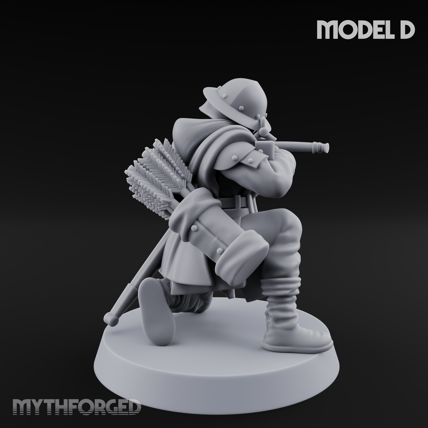 Shouldering The Load Human Crossbowwomen D Miniature for Dungeons and Dragons, Pathfinder or other TTRPGs