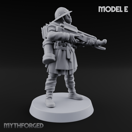 Shouldering The Load Human Crossbowwomen E Miniature for Dungeons and Dragons, Pathfinder or other TTRPGs