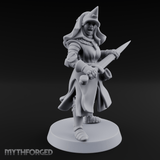 Shouldering The Load Human Warrior Miniature for Dungeons and Dragons, Pathfinder or other TTRPGs