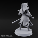 Shouldering The Load Human Warrior Miniature for Dungeons and Dragons, Pathfinder or other TTRPGs
