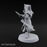 Shouldering The Load Human Warrior Miniature for Dungeons and Dragons, Pathfinder or other TTRPGs
