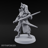 Shouldering The Load Human Warrior Miniature for Dungeons and Dragons, Pathfinder or other TTRPGs
