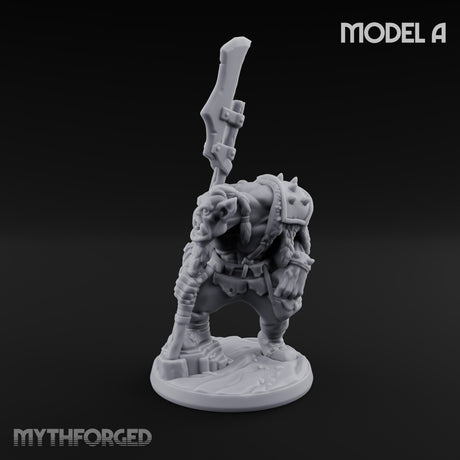 Long Pole, Short Fuse Orc Warrior A