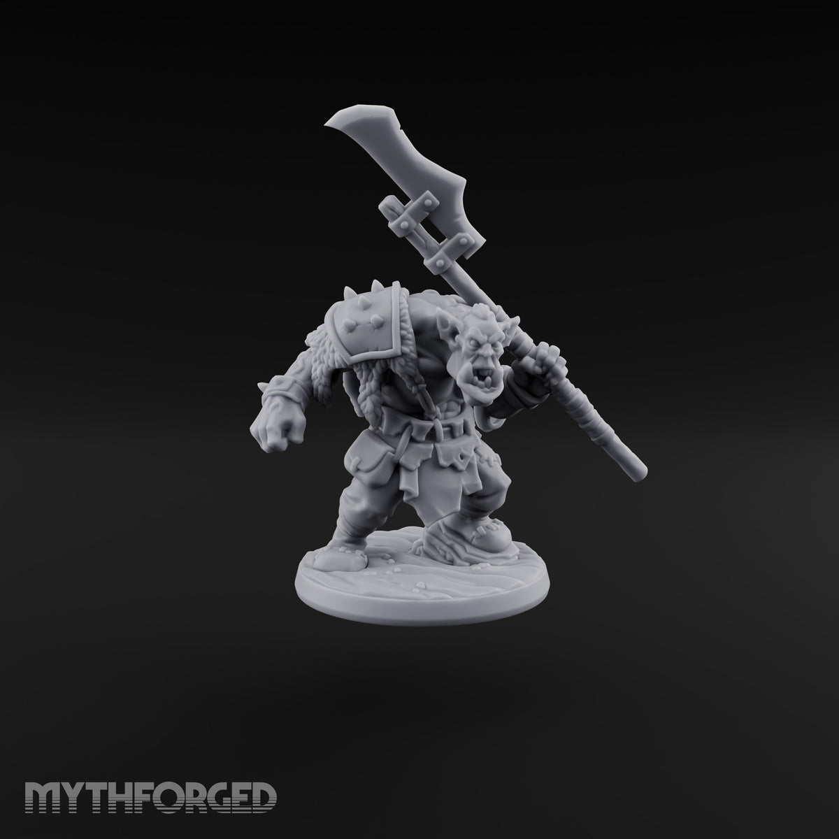 Reach Beats Rage Orc Warrior with Long-Bladed Polearm A