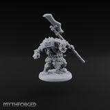Reach Beats Rage Orc Warrior with Long-Bladed Polearm A