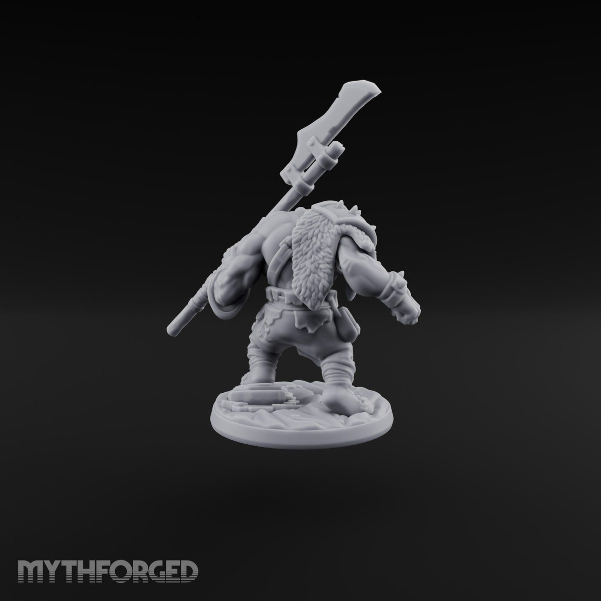 Reach Beats Rage Orc Warrior with Long-Bladed Polearm A