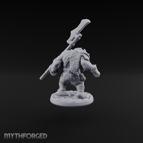 Reach Beats Rage Orc Warrior with Long-Bladed Polearm A