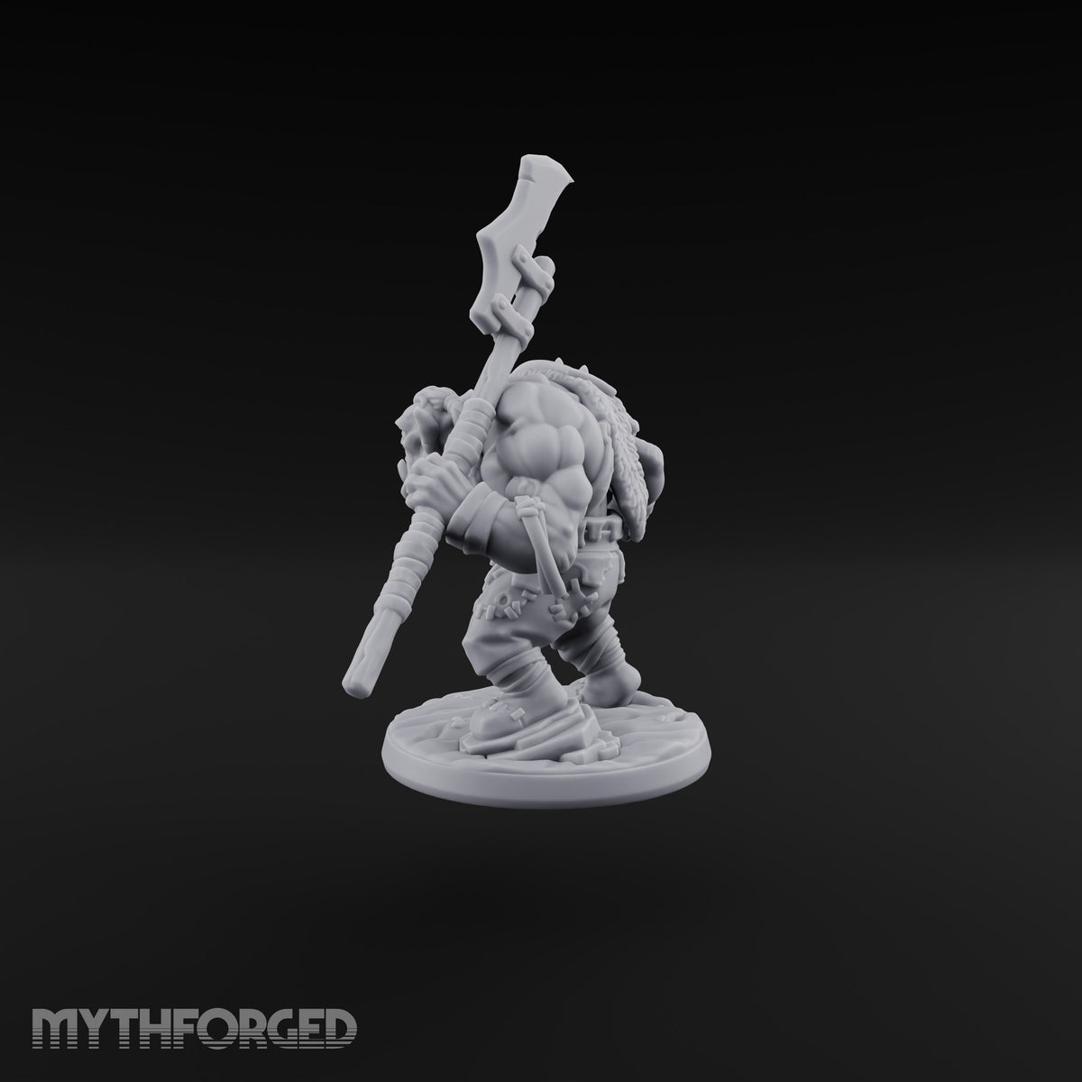 Reach Beats Rage Orc Warrior with Long-Bladed Polearm A