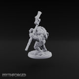 Reach Beats Rage Orc Warrior with Long-Bladed Polearm A