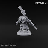 Reach Beats Rage Orc Warrior with Long-Bladed Polearm A
