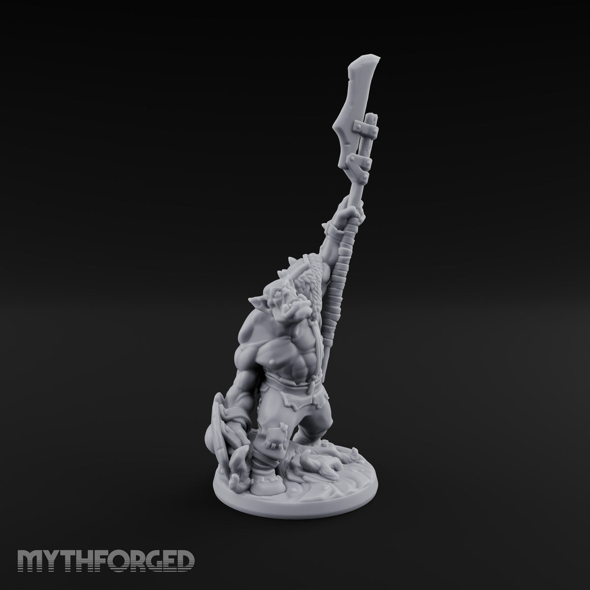 Long Pole, Short Fuse Orc Warriors — B