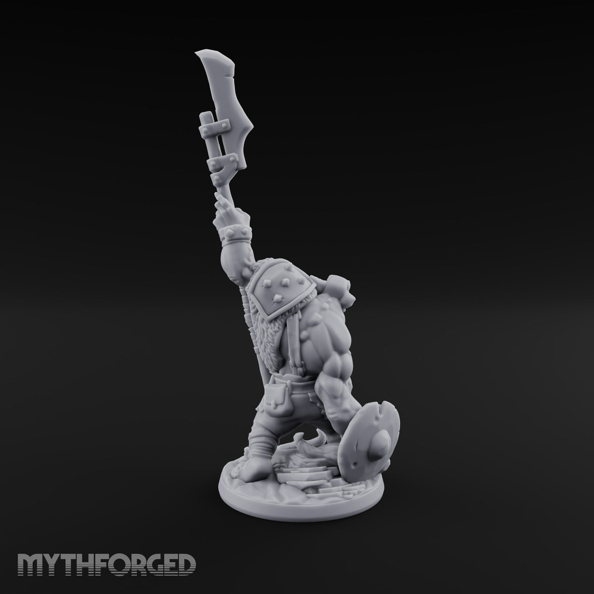 Long Pole, Short Fuse Orc Warrior B