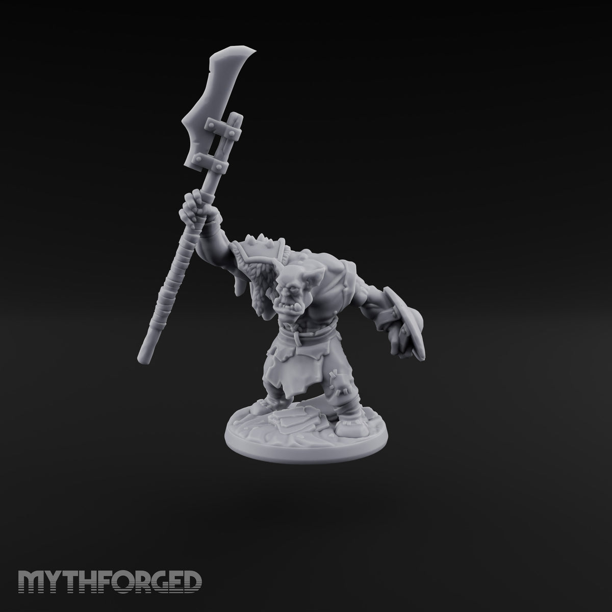 Reach Beats Rage Orc Warrior with Long-Bladed Polearm B