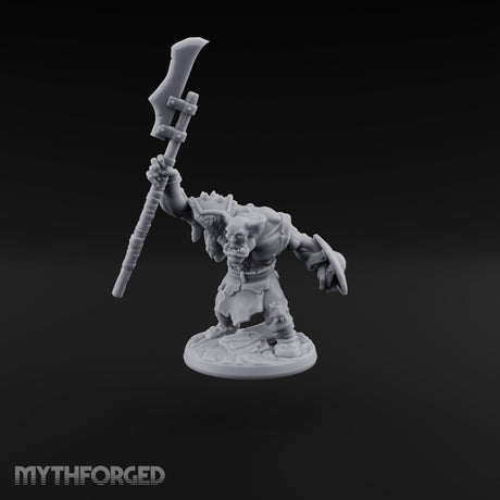 Reach Beats Rage Orc Warrior with Long-Bladed Polearm B