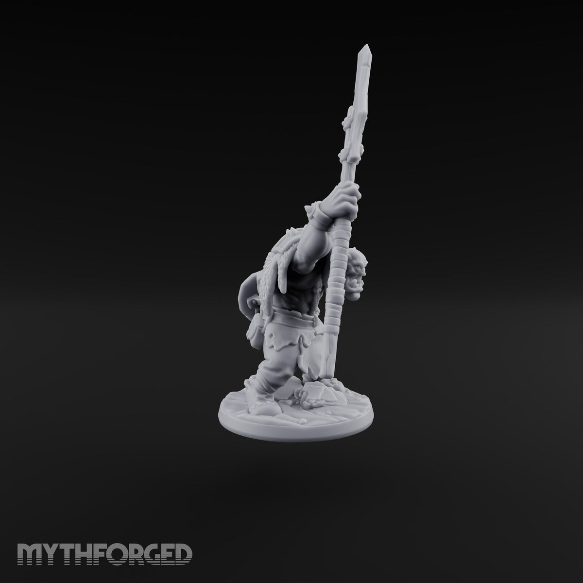 Reach Beats Rage Orc Warrior with Long-Bladed Polearm B