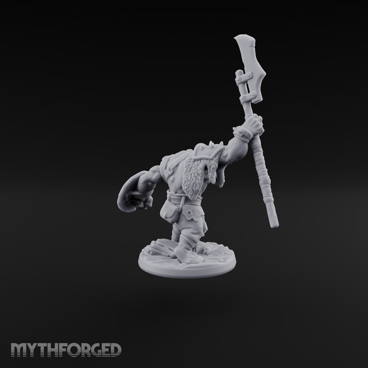 Reach Beats Rage Orc Warrior with Long-Bladed Polearm B