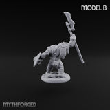 Reach Beats Rage Orc Warrior with Long-Bladed Polearm B