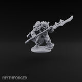 Reach Beats Rage Orc Warrior with Long-Bladed Polearm C